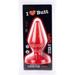 I Love Butt Plug Classic XL I Love Butt 17 x 7.5 cm Rouge